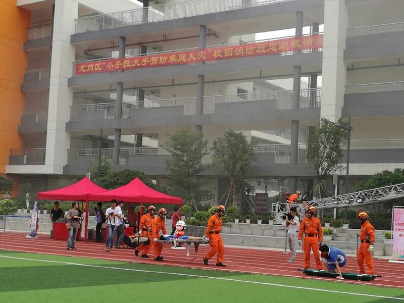 龙岗区小手拉大手预防家庭火灾消防宣传教育活动启动仪式精彩上演图1