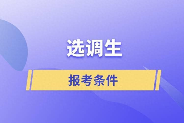 选调生2021条件_选调生条件_选调生满足条件之一