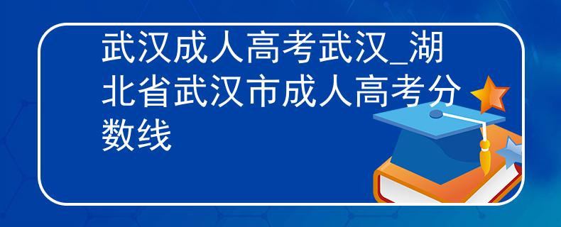 武汉成人高考武汉_湖北省武汉市成人高考分数线