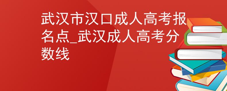 武汉市汉口成人高考报名点_武汉成人高考分数线