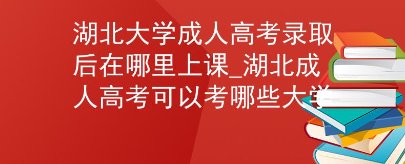 湖北大学成人高考录取后在哪里上课_湖北成人高考可以考哪些大学