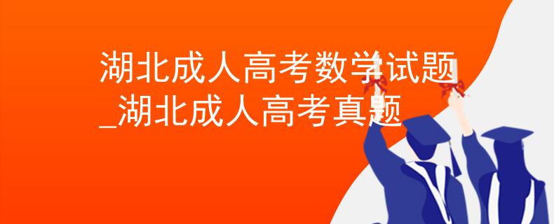 湖北成人高考数学试题_湖北成人高考真题