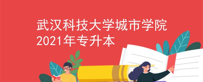 武汉科技大学城市学院2021年专升本