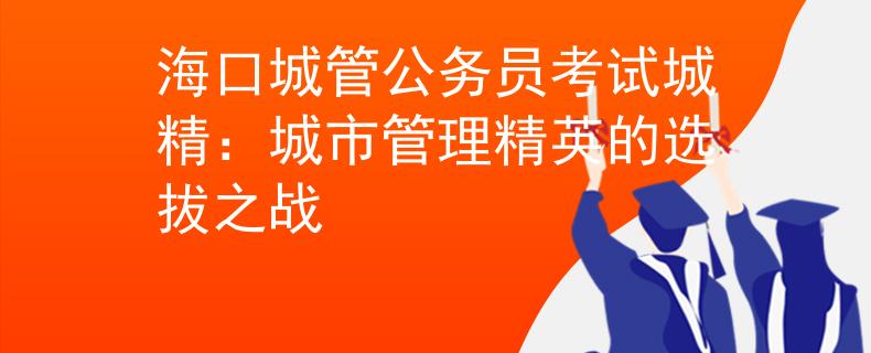 海口城管公务员考试城精：城市管理精英的选拔之战