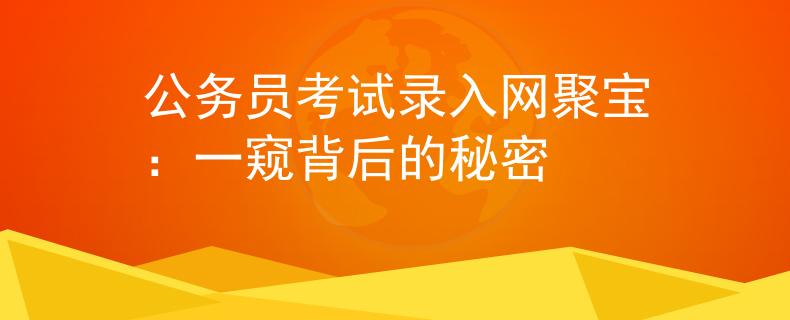公务员考试录入网聚宝：一窥背后的秘密