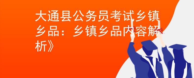 大通县公务员考试乡镇乡品：乡镇乡品内容解析》